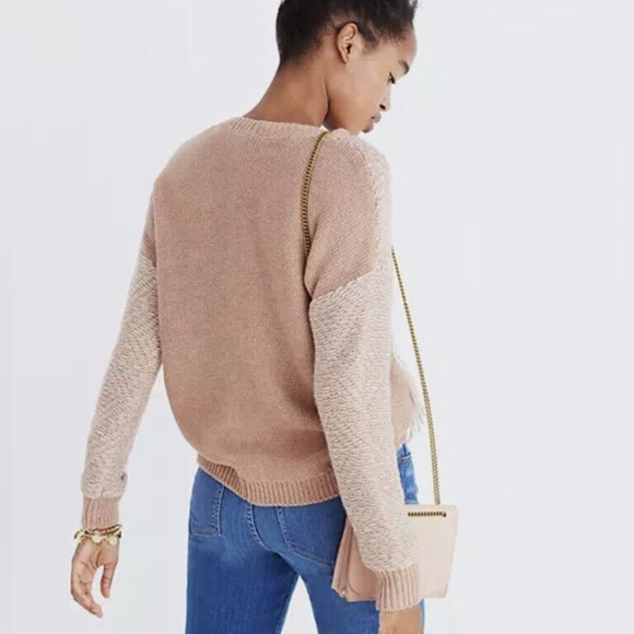 NWOT! Madewell Reverse Diamond Fringe Pullover Sweater (XS/S) - Picture 7 of 16